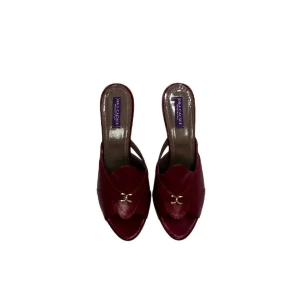 D&A CACACE Burgundy Heel